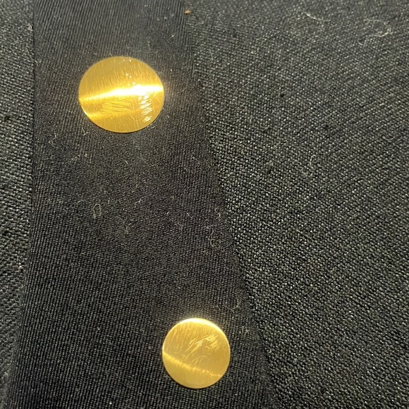 CYNTHIA ROWLEY GOLD EMBELLISHED METAL CIRCLE BODYCON KNEE LENGTH DRESS SIZE XS - Picture 9 of 11